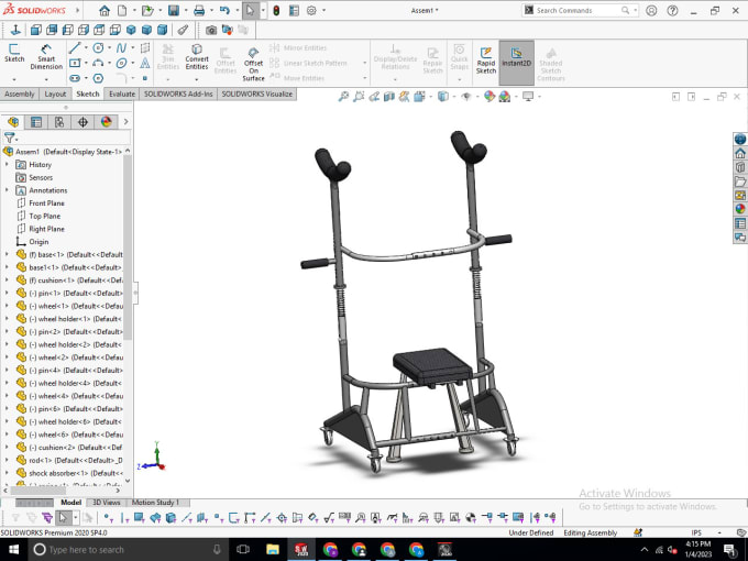 Gig Preview - Design 3d products model for 3d printing using solidworks