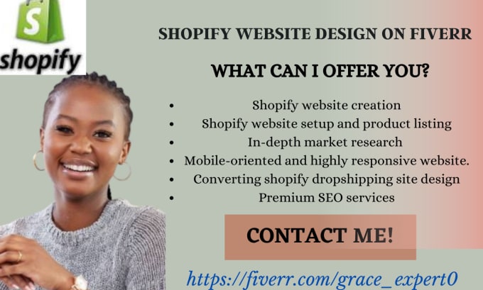 Gig Preview - Create and design a fully automated shopify ecommerce website