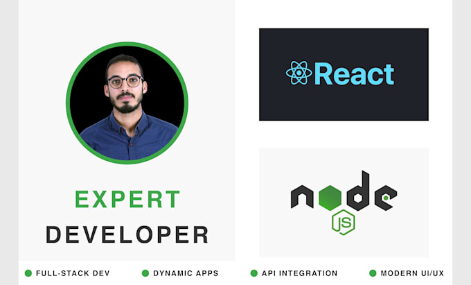 Bestseller - be your node js react js full stack developer build website