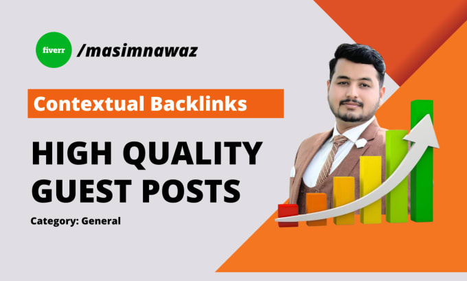 Gig Preview - Create high quality contextual backlinks with guest posts