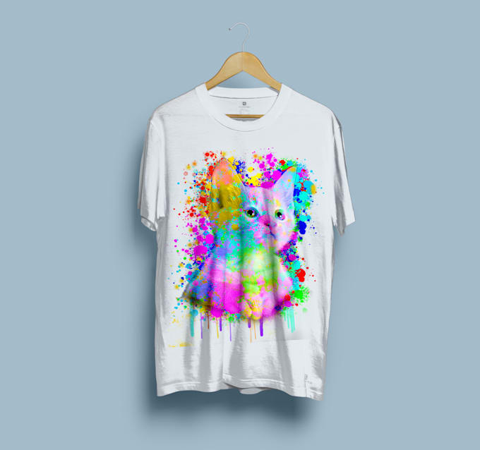 Bestseller - draw high quality amazing watercolor t shirt design