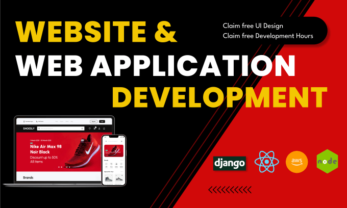 Gig Preview - Offer website design and web application development