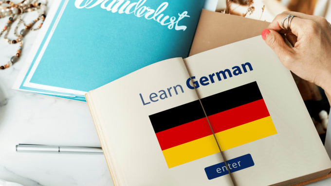 Gig Preview - Help you learn german in creative and fun online lessons