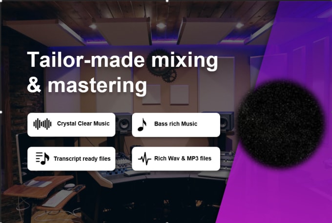 Gig Preview - Mix and master your song or beat