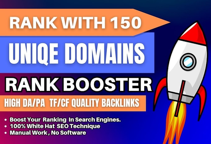 Gig Preview - Create approval high da unique domains backlinks high da pa tf cf