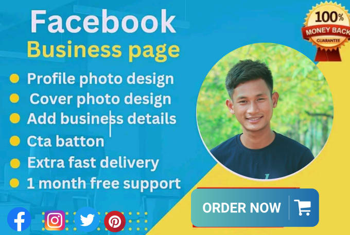 Gig Preview - Do facebook business page or funn page create and setup