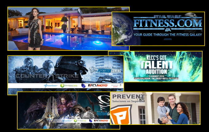 Gig Preview - Do web banner design, facebook or twitter header