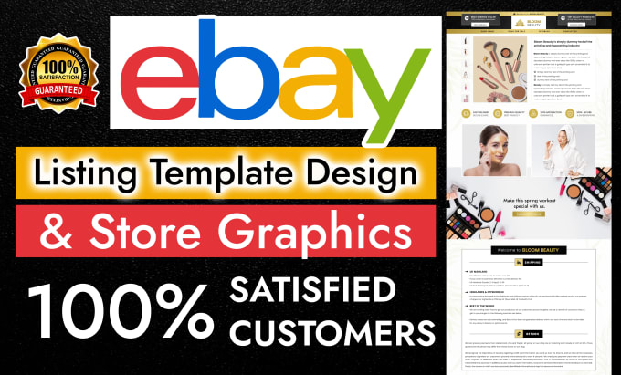 Bestseller - create ebay responsive listing templates and shop design