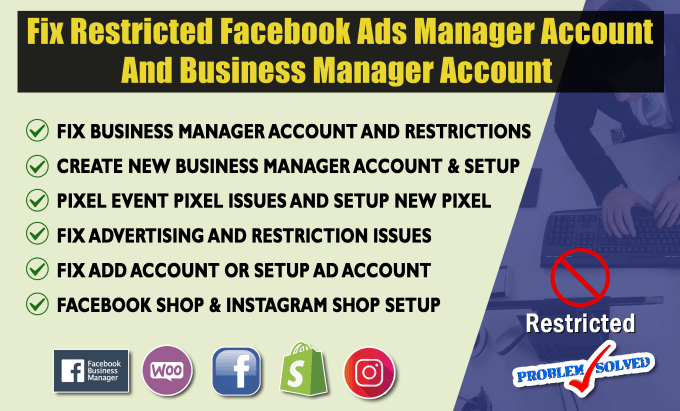 Bestseller - fix issues or setup facebook ad account and meta business manager suite errors