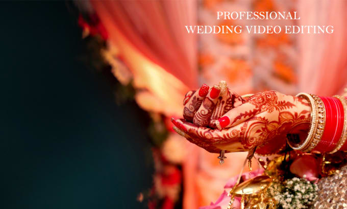 Gig Preview - Do cinematic wedding video editing professionally