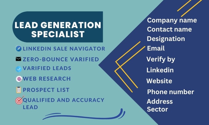 Gig Preview - Targeted b2b lead generation and web research