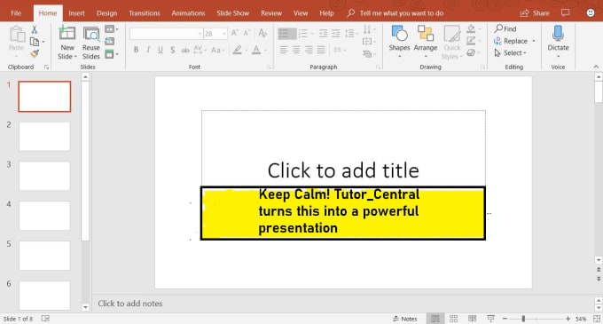 Gig Preview - Prepare business and report presentations using powerpoint