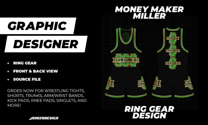 Gig Preview - Design your pro wrestling gear