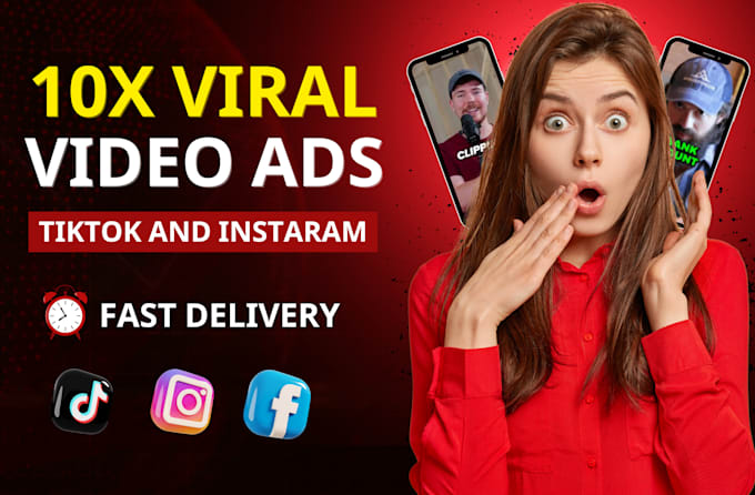 Gig Preview - Create tik tok video ads, shopify dropshipping video ads, tiktok ads