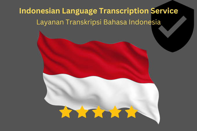 Gig Preview - Do transcription for indonesian language audio or video