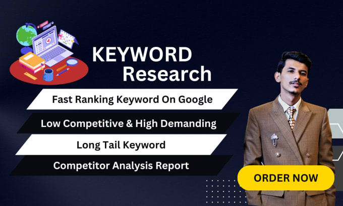 Gig Preview - Advanced SEO keyword research and competitor analysis