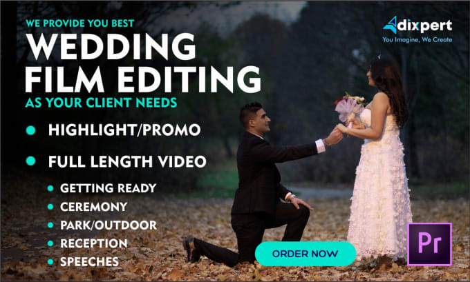 Gig Preview - Do professional wedding video editing with high quality