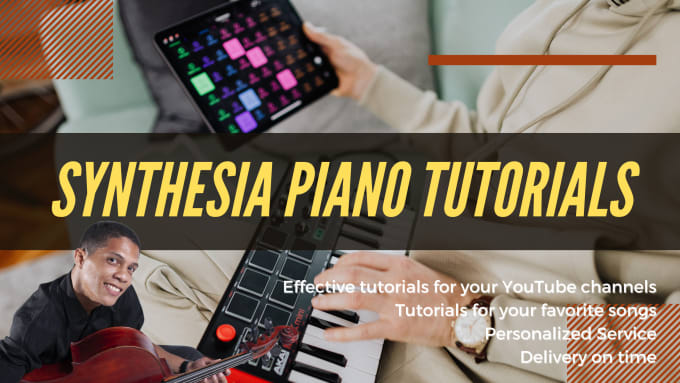 Gig Preview - Create a synthesia piano tutorial from sheet music or midi