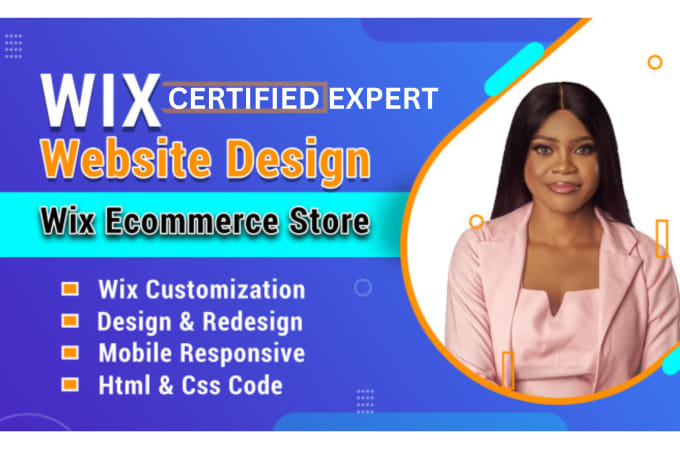 Gig Preview - Customize wix website design, wix ecommerce store, redesign wix website, wix SEO