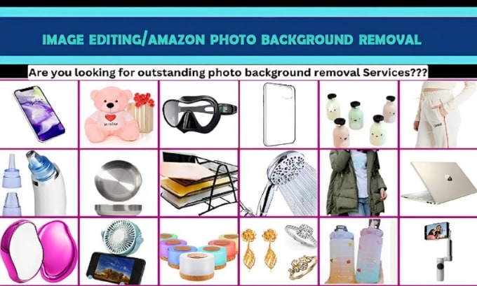 Gig Preview - Do professionally photo background removal, amazon photo editing in 24 hours