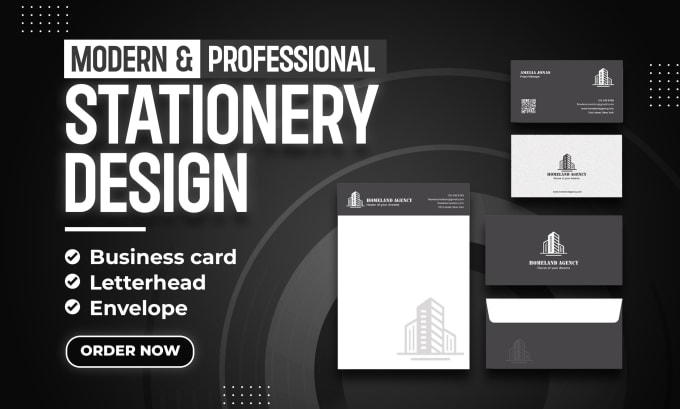 Gig Preview - Design business stationery for you