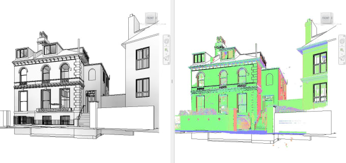 Gig Preview - Make revit 3d model and drawings from point cloud scan