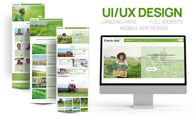 Gig Preview - Do interactive UI UX design your page webpages