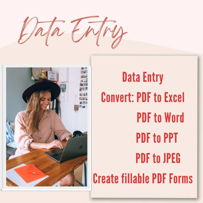 Gig Preview - Execute data entry jobs and create fillable PDF forms