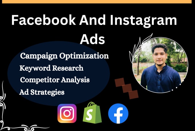 Gig Preview - Run shopify facebook ads and instagram ads