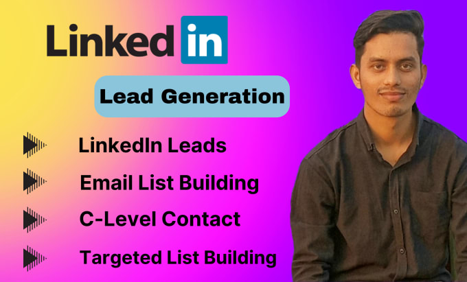 Gig Preview - Be your linkedin lead generation expert