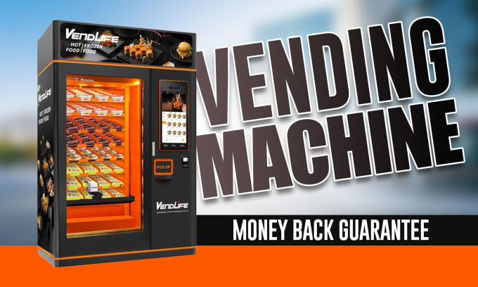 Gig Preview - Design a 3d vending machine or trade booth creative cosmetic wrap