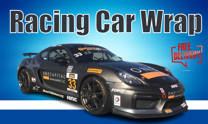 Gig Preview - Modern racing car wrap, livery car wrap, rally car wrap,