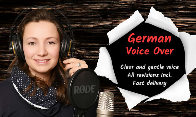 Gig Preview - Produce a female german voice over in a clear and gentle voice