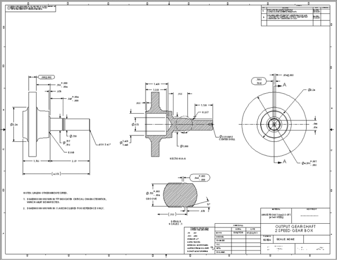 Gig Preview - Do 2D Mechanical drawings for you