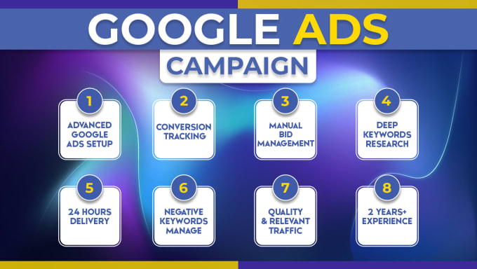 Gig Preview - Setup and optimize google ads adwords PPC campaign