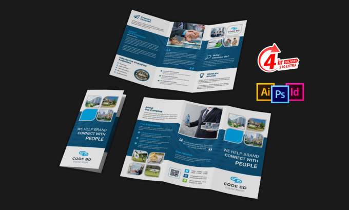 Gig Preview - Design bifold or trifold brochure, flyer, leaflet in 6hrs