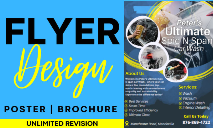 Gig Preview - Design your creative flyer, poster or brochure