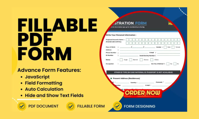 Gig Preview - Create fillable PDF forms with excel automations