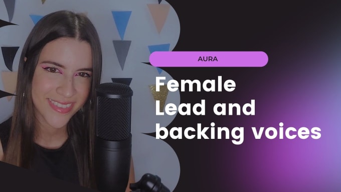 Gig Preview - Be your female singer for record lead and backing voices