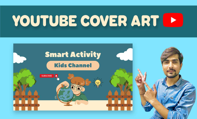 Gig Preview - Design attractive youtube cover channel banner cover art