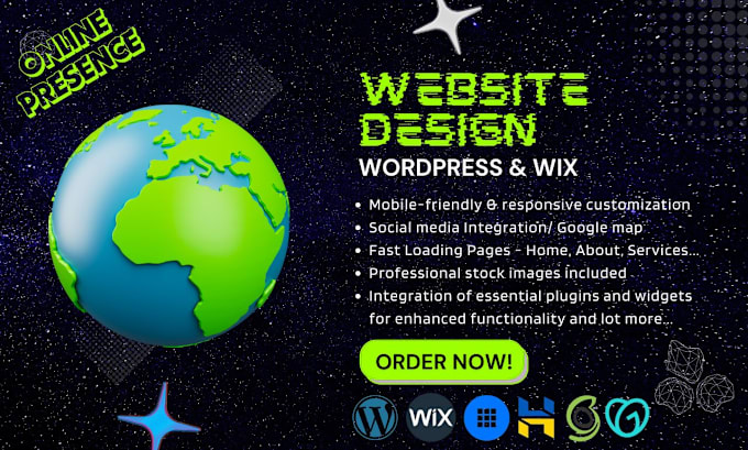 Gig Preview - Build redesign revamp clone move clean responsive wordpress wix godaddy website