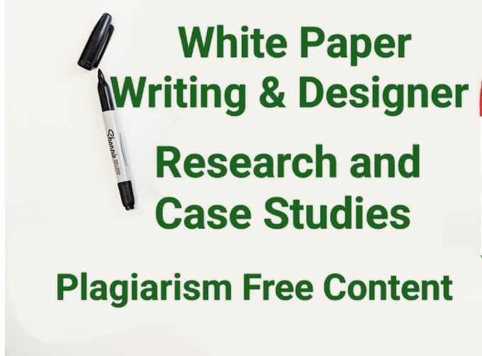 Gig Preview - Write professional white papers and do case studies for you