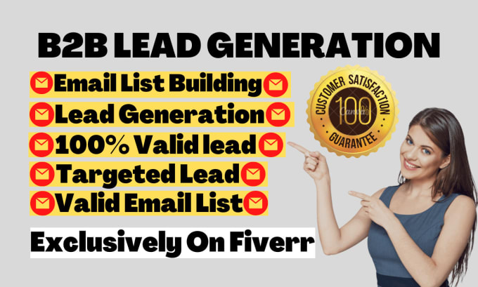 Gig Preview - Do b2b lead generation for email list building