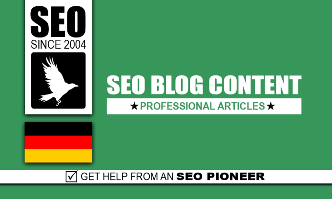 Gig Preview - Be your SEO content writer and do blog writing in german