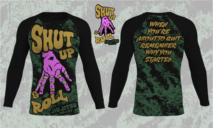 Gig Preview - Design full sublimation custom rash guard, sportswear, and fitness wear