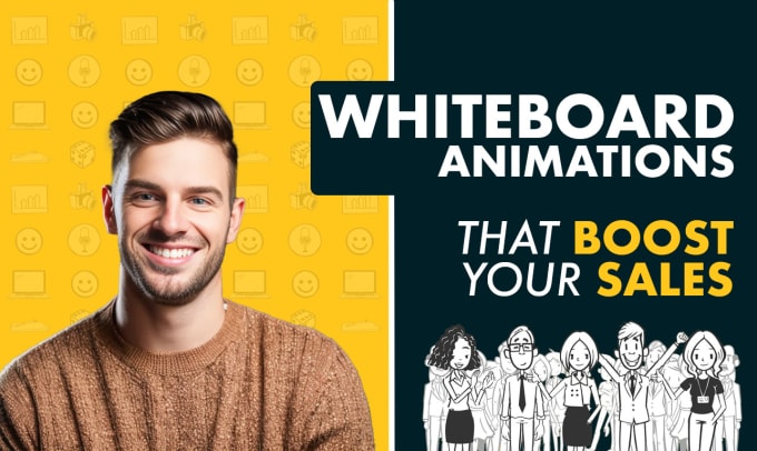 Gig Preview - Boost your conversion rates with a whiteboard video