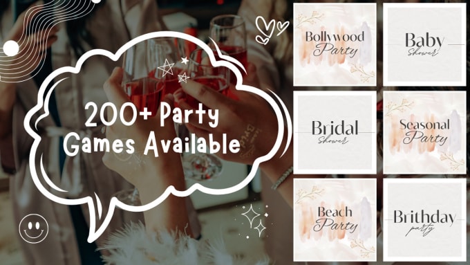 Gig Preview - Create all types of customized party games