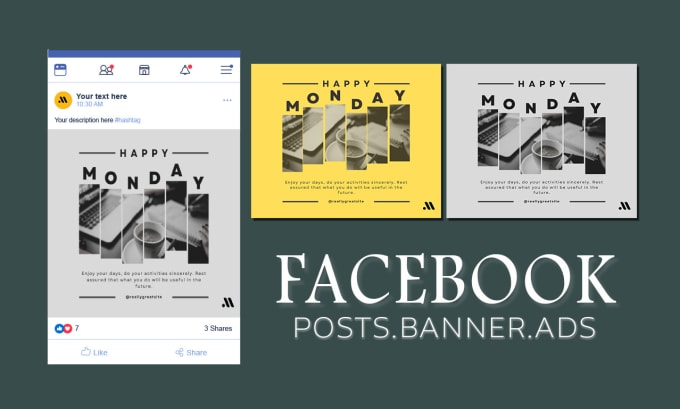 Gig Preview - Design a professional facebook ads, post banners