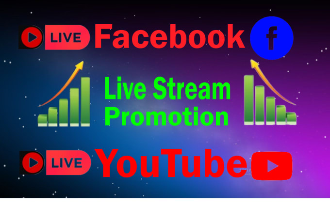 Gig Preview - Do organically facebook and youtube video live stream promotion