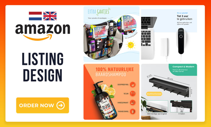 Gig Preview - Boost your sales on amazon with professional listing designs